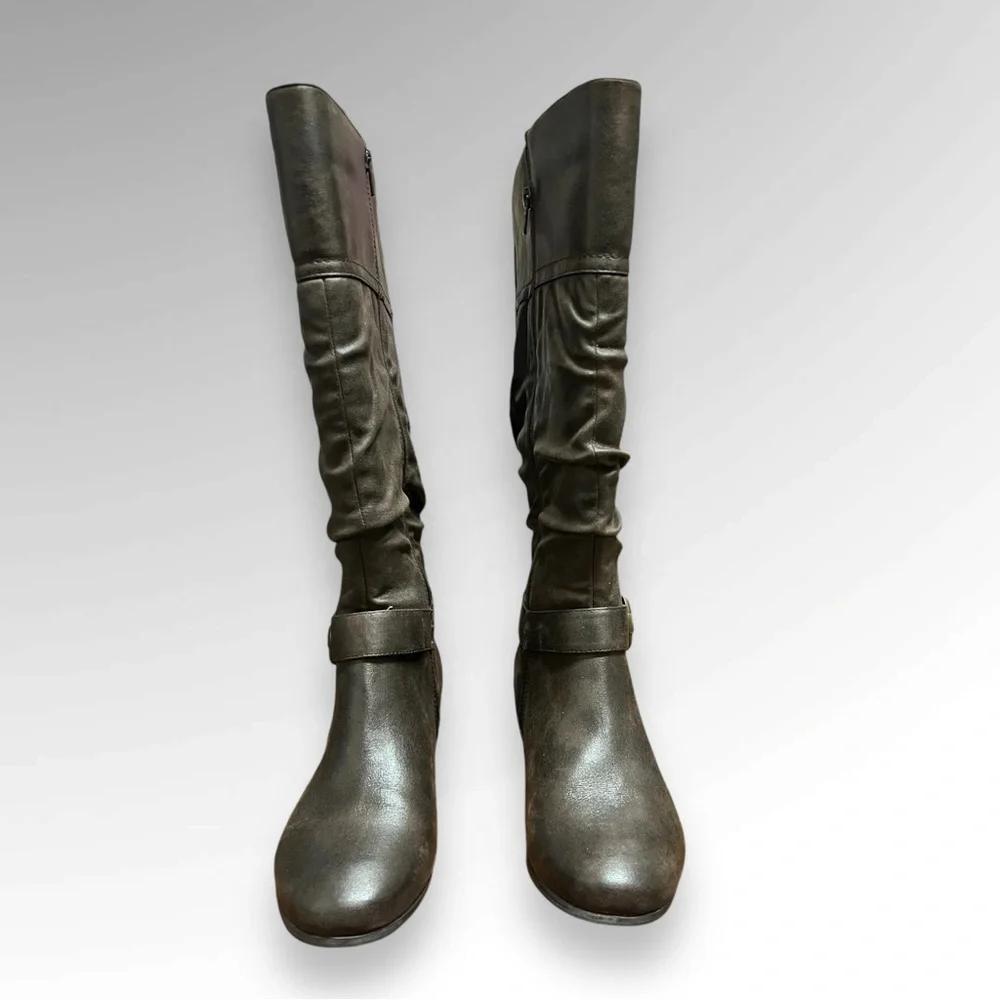 Cloudwalkers Sibel Tall Wedge Boot 8 1/2 Wide